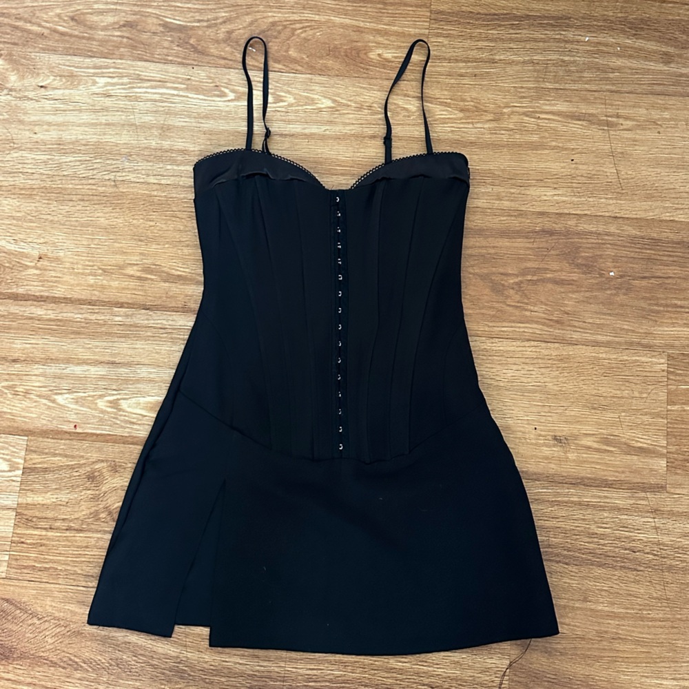 I am Gia Black corset Dress
